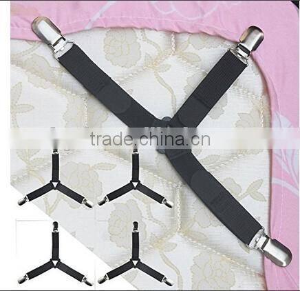 3-way triangle model bed sheet cover metal clips bed sheet fasterner bed sheet gripper bed sheet holder