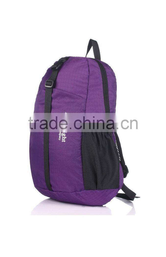 Waterproof light weight foldable backpack for hiking, Purple(CF-208)
