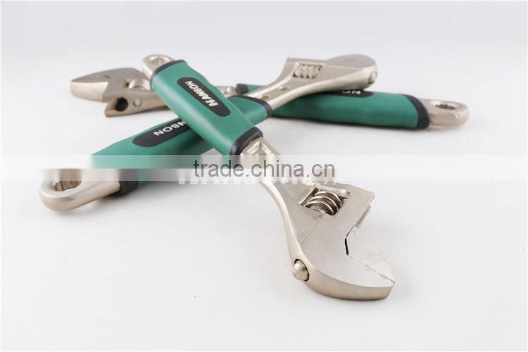 Multifunction plastic handle adjustable wrench/spanner