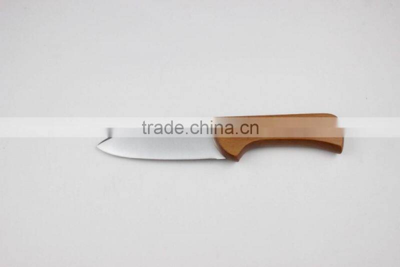 549-10 5" High quality kitchen chef knife with wooden handle