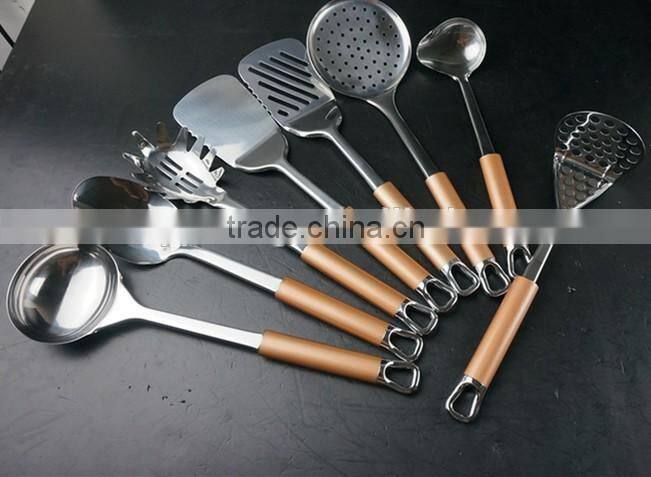 33060 stainless steel Kitchen Cooking Utensils with cover handle