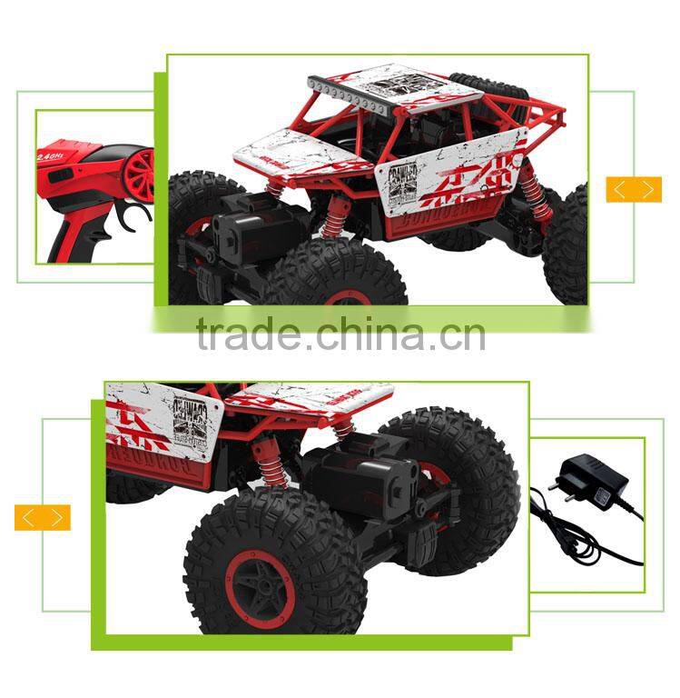 Latest 2.4GHz 1:18 scale remote control wall climbing car rc import cars