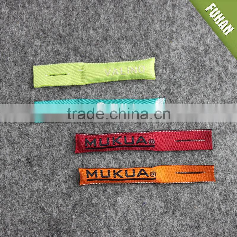 Woven Zipper Puller Design With Logo For Clothes