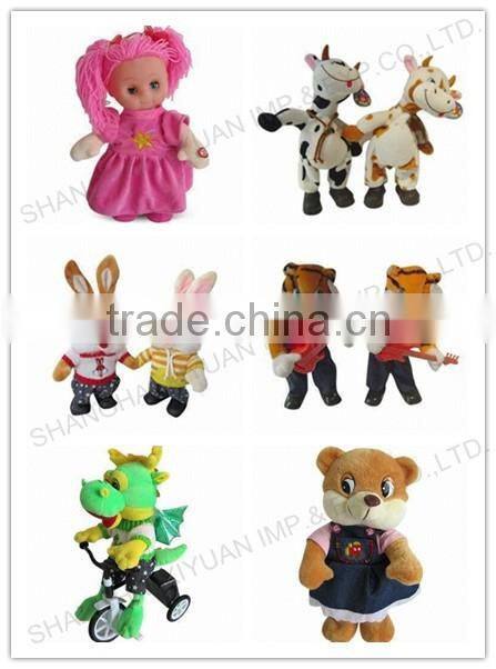 Stuffed castor toys plush beaver recordable sound module for plush toy