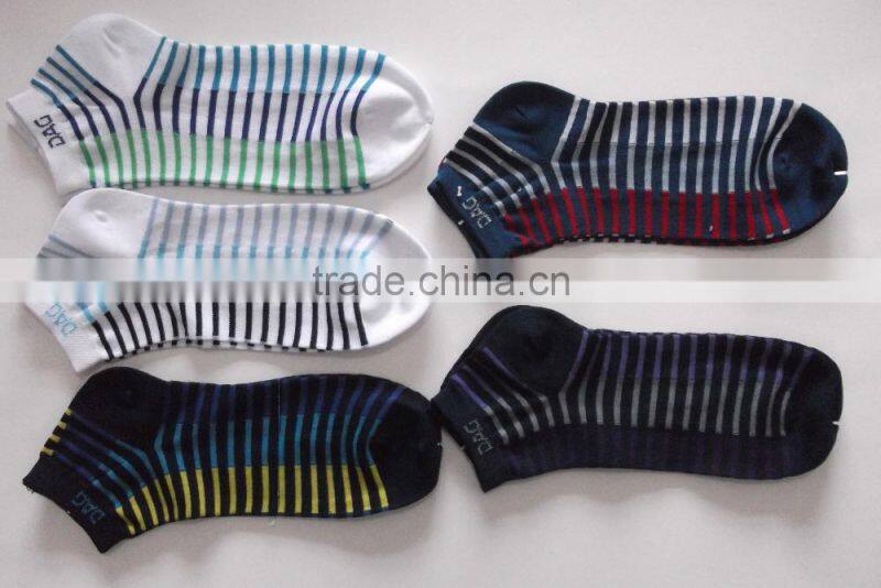 ankle socks with mercerized yarn for summer