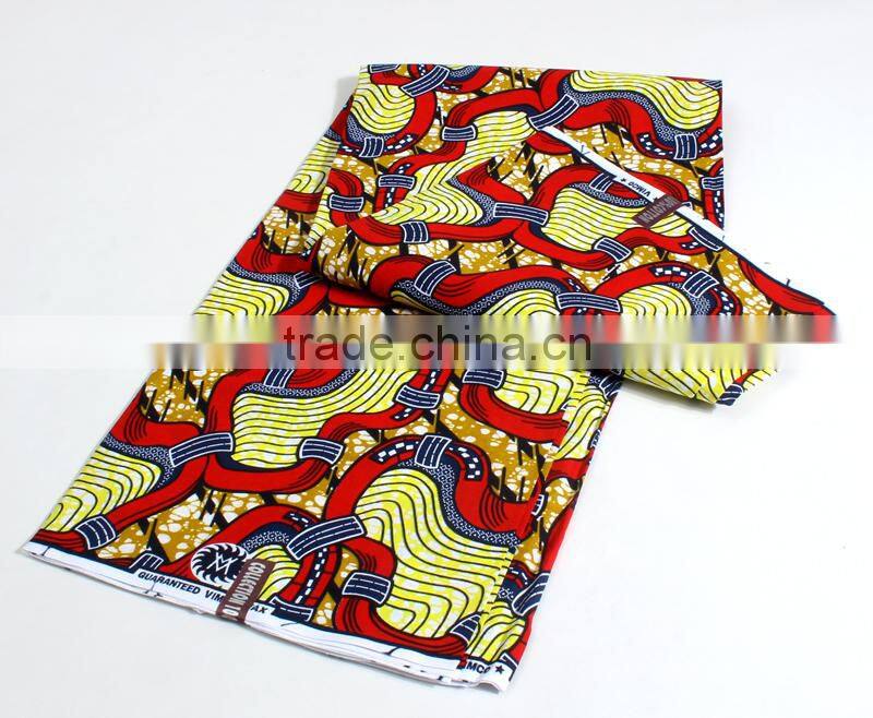 New Nigerian Wax Printed Ankara Fabrics African Wax Lace 2017