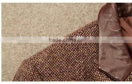 classical coffee color men coat winter coat