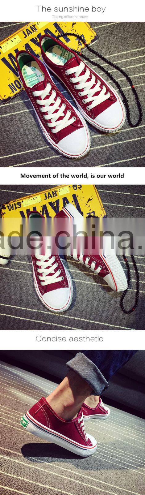 Woman school sport casual walking flat canvas shoes
