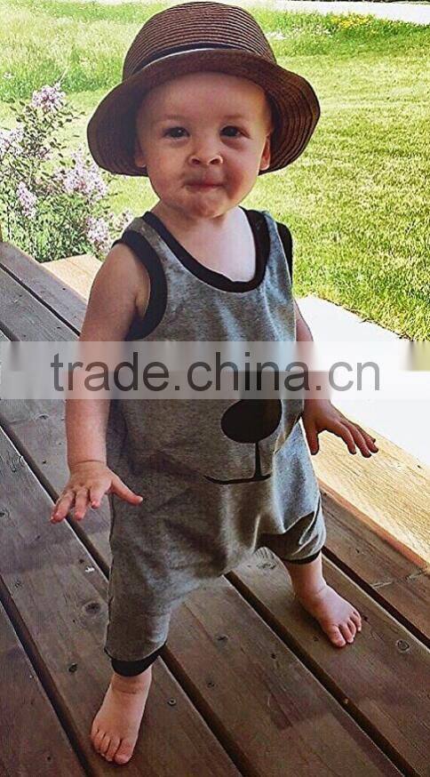 Newborn Baby Clothes Custom Cotton sleeveless smocked Baby Romper cute kids clothing