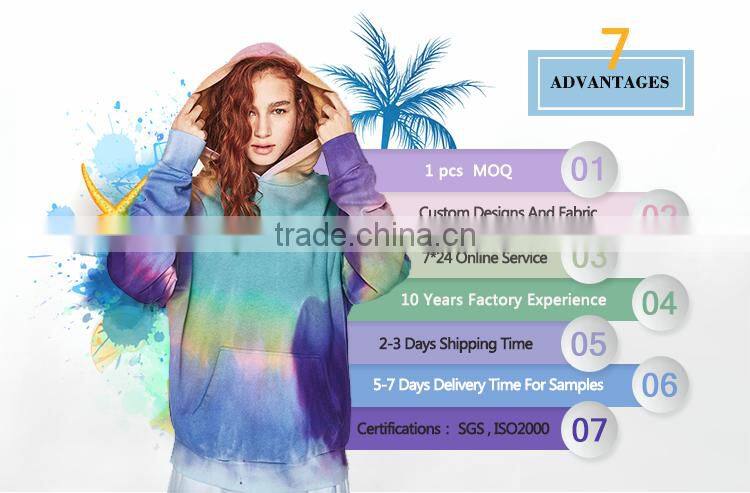 2017 Custom Distress Metallic Printed Lady Pullover Crewneck Plain Knit Fabric Sweatshirts