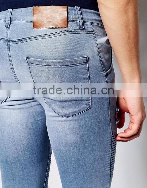 2016 Trendy Skinny Jeans Distressed DenimJeans Soft quality Jeans