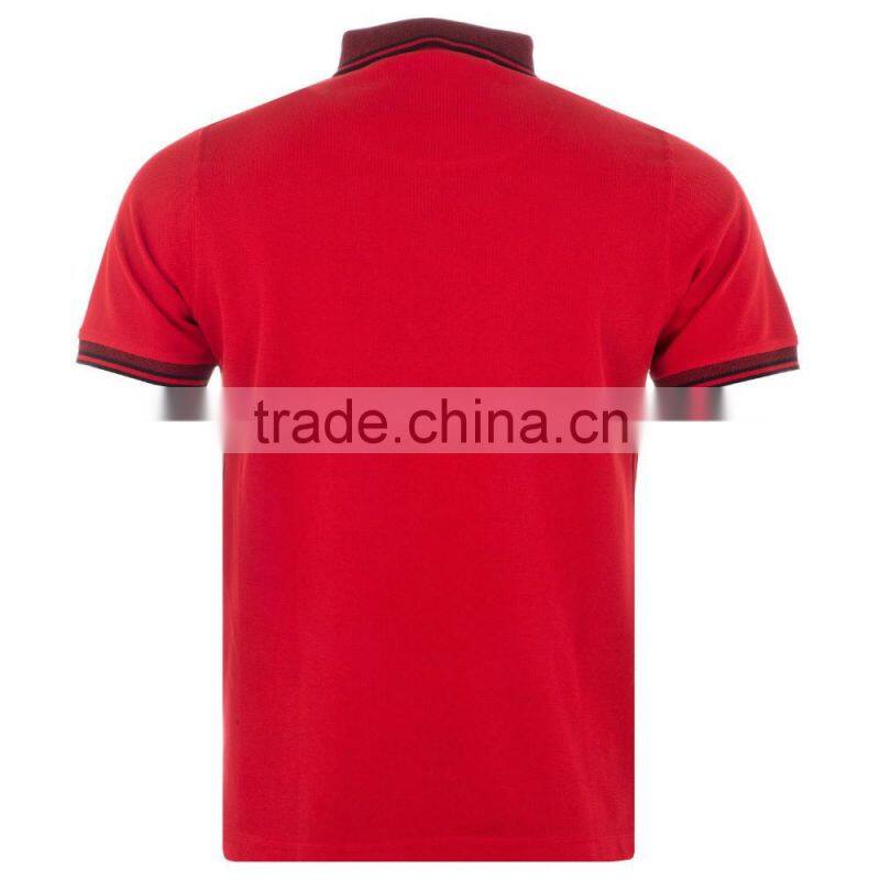 Factory price red custom blank polo shirts casual slim fit pique fabric polo design t-shirt wholesale brand oem mens polo shirts