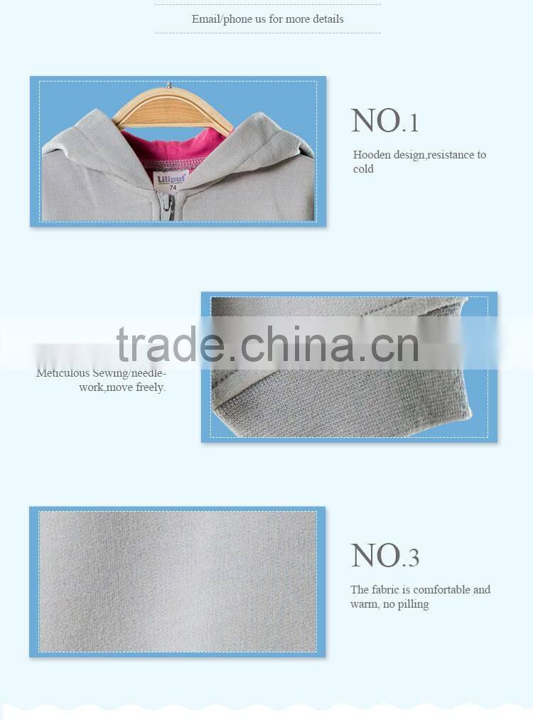 Windproof Long Sleeve Kid Coat Baby Girl Jacket