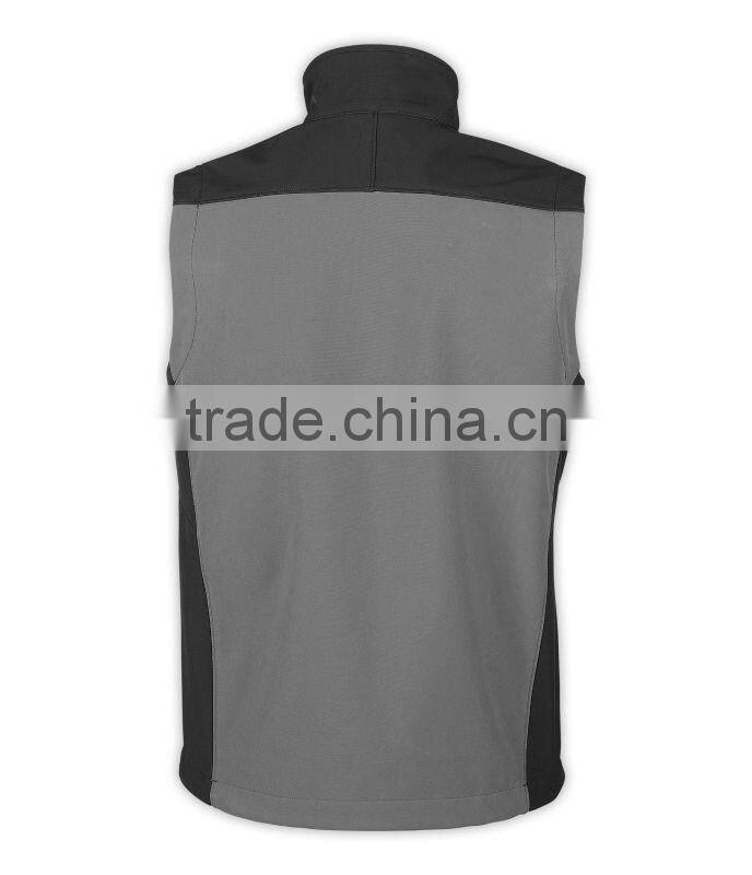 Black formal sleeveless cheap warm winter jacket