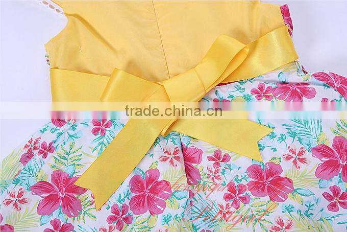 Easter yellow flower girl dresses baby clothes