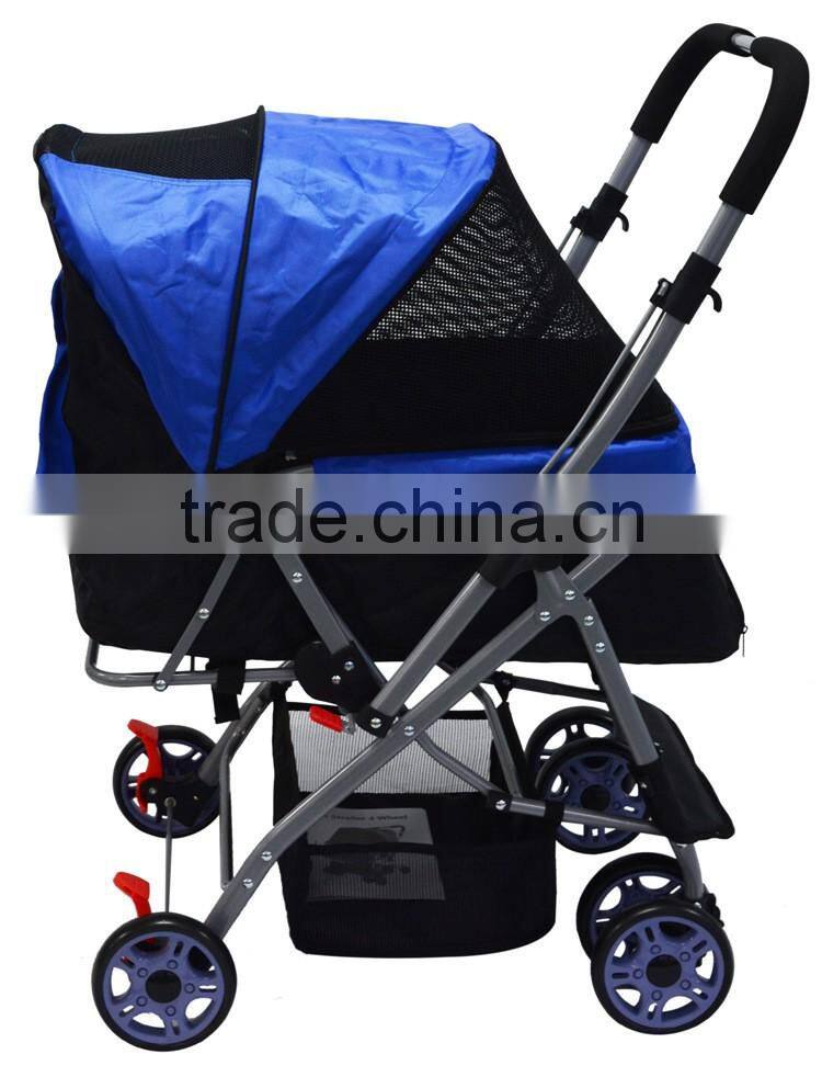 Wholesale Ourdoor Dog Pet Trolley foldable trolley with three wheel
