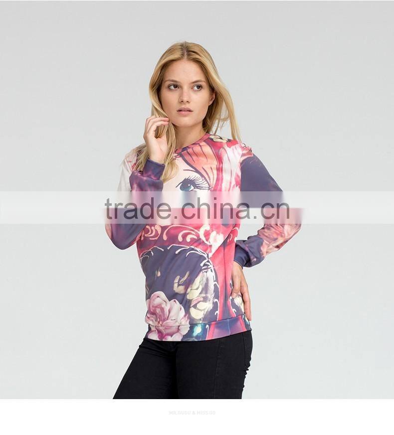 Unisex lovely,pretty face sublimation sweatshirt