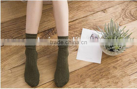 wholesale women cotton tube socks / 3D print socks china manufacture