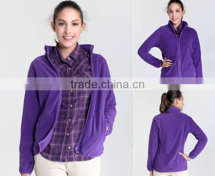2016 Oem Woman Jacket Cheap Bulk Wholesale Polar Fleece Jacket