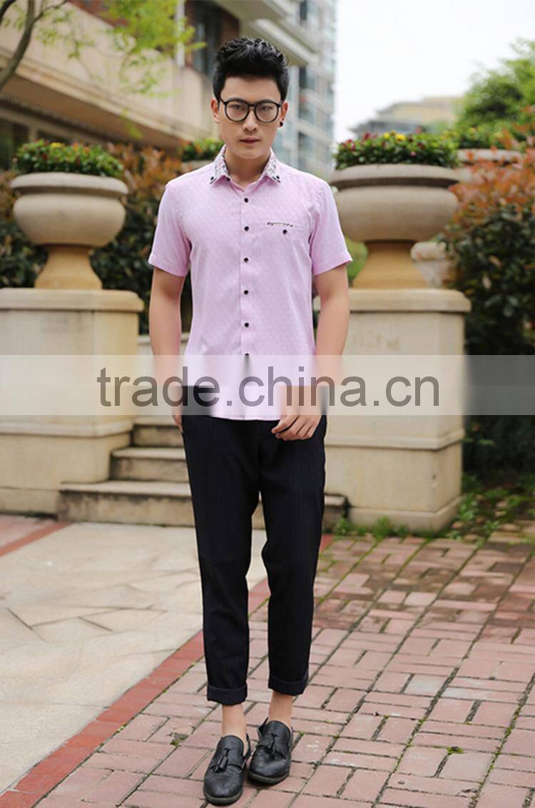 Short sleeve printed fashionable fit t-shirt for men