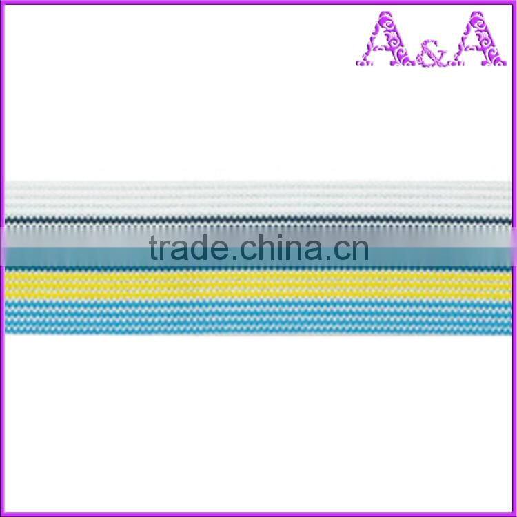CUSTOM ELASTIC 1 INCH COLORFUL FLUORESCENT KNIT ELASTIC TAPE for CLOTHES