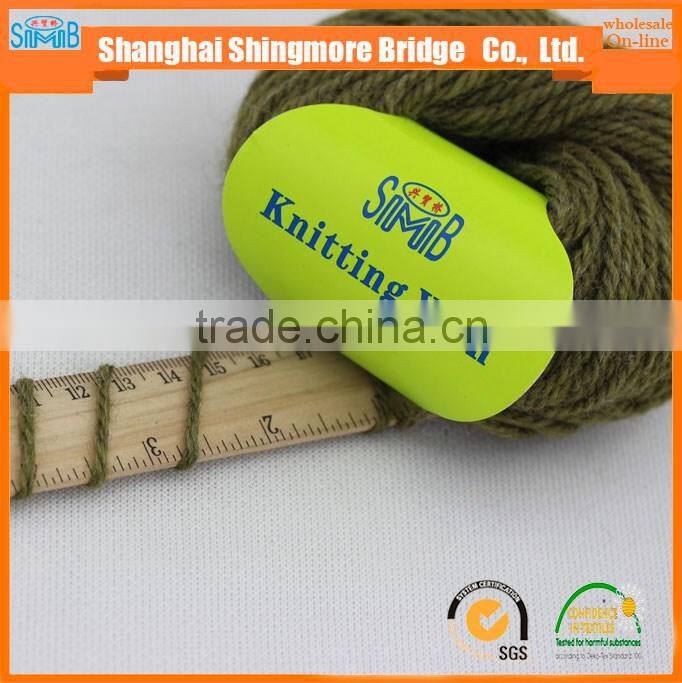 Knitting yarn china supplier best wholesale oeko tex quality hand knitting wool yarn