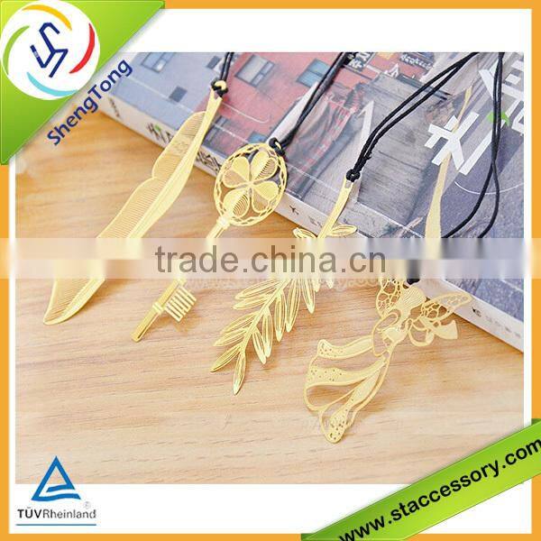 Fashion stainless steel bookmark metal bookmark hot selling with many different material