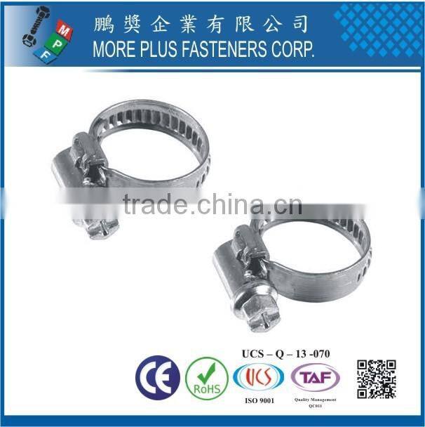 Made in Taiwan Carbon Steel Schlauchklemmen Heavy Torque European Style Hose Clamp