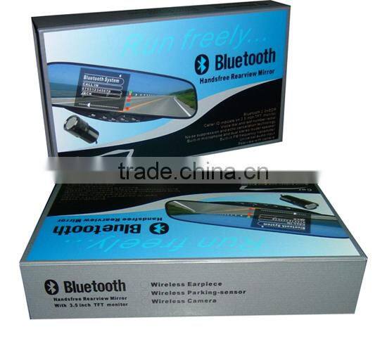 WINDSTONE-Original Factory-Bluetooth Rear view Mirror Hands free Car Kit and 3.5 inch TFT Monitor,Camera