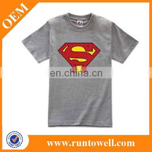 high quality sublimation print polyester superhero t shirt for men