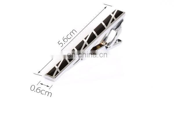 2014 metal enamel cufflink and tie clip set(035)