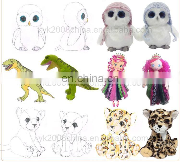 Custom colourful 100% PP cotton plush teddy bear