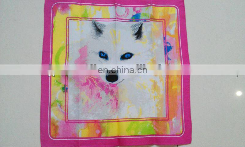 100% cotton square scarf custom bandanas plain bandanas 2014