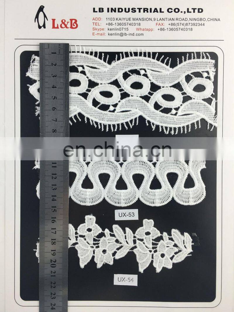 fashion 2016 milk silk embroidery lace trimmings fancy embroidery lace trim,embroidered bridal lace trim