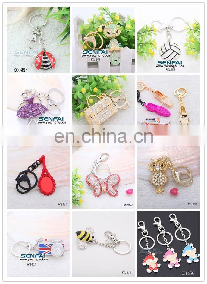 Personalized Smiley silver plated name emoji keychain for gifts