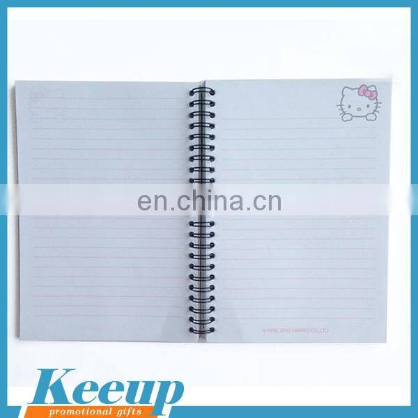 2017 Hot New Design Customized promotional bulk spiral cheap notebooks