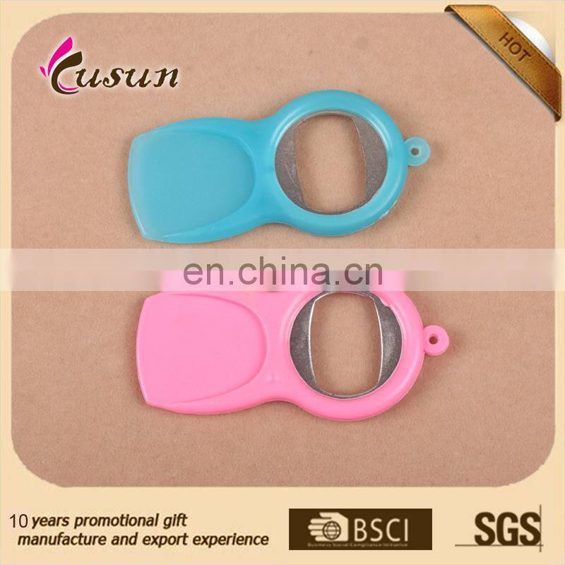 Best Seller Bottle Cap Beer Opener Round Shape Colorfull ABS Bottle Opener Magnet