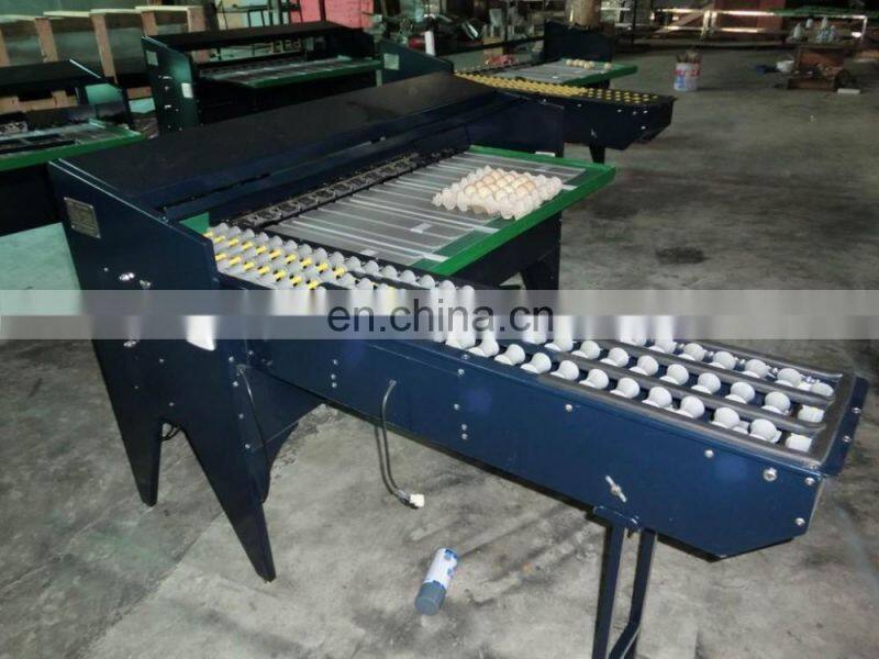 egg weighing equipment poultry farm egg grader machine cheap price 2 rows 5 grades egg grader