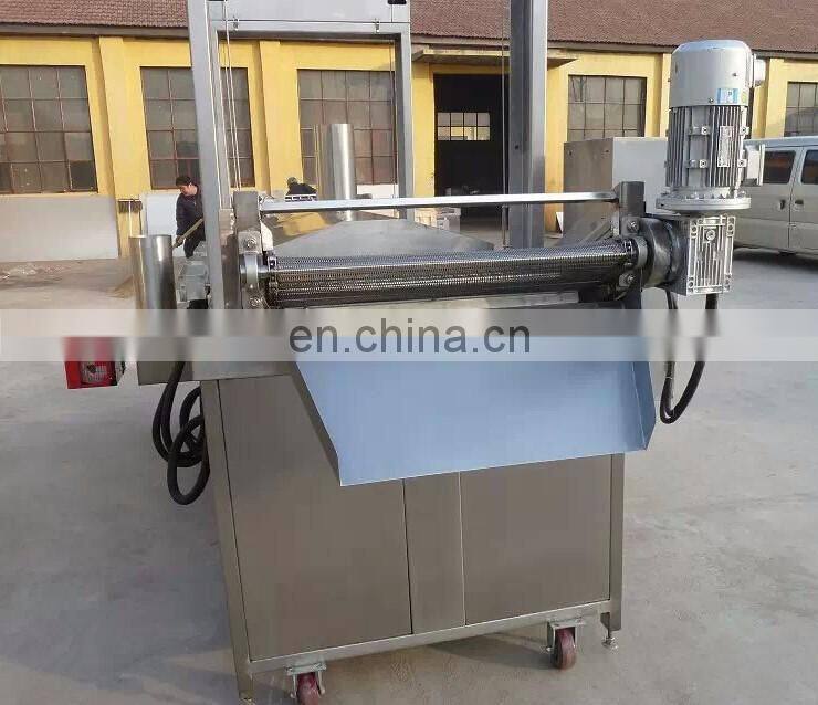 samosa frying machine continuous frying machine fryer electric or gas heating 200kg/h top quality