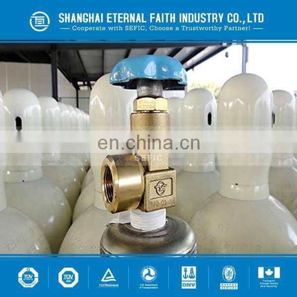 SASO Certificate Seamless Steel N2O/O2 Gas Medical Oxygen Cylinder