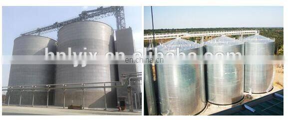 Low cost flat bottom 1000ton grain storage silos made in China
