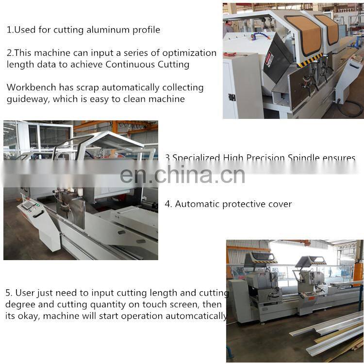 Window Fabrication Machinery Double Head Aluminum Equipment