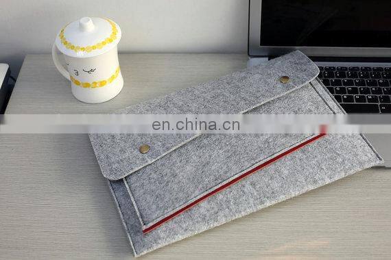 Chinese high quality polyester felt computer laptop sleeve case bag
