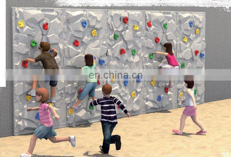 Children's climbing walls can be designed for outdoor or indoor diversification