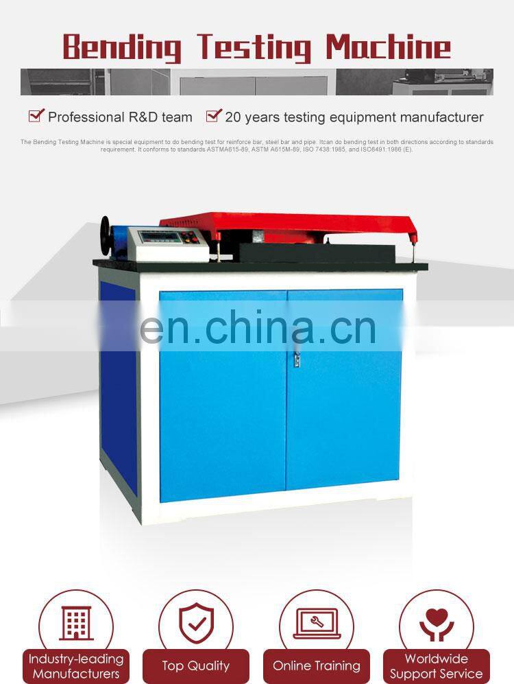 New design bend for pipes tube testing automatic bending test machine with CE certificate
