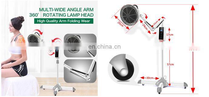Stand salon infrared heat lamp for back pain medical 300w