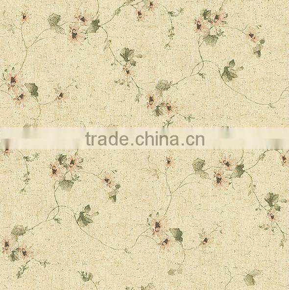 pvc interior decorative fashion floral wallpaper baie de vinil perete de hartie