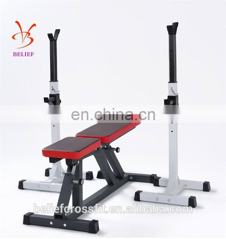 Multi-function Gym Fitness Equipment Adjustable Squat Rack Stand