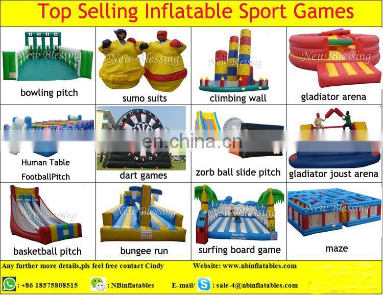 New antique air sealed type gym mat/outdoor inflatable air tumble track