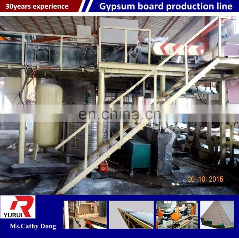 2016 hot sale germany type gypsum board production line/germany type gypsum board production line equipments producing